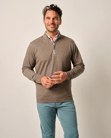 Johnnie-O Sully 1/4 zip Pullover Maple