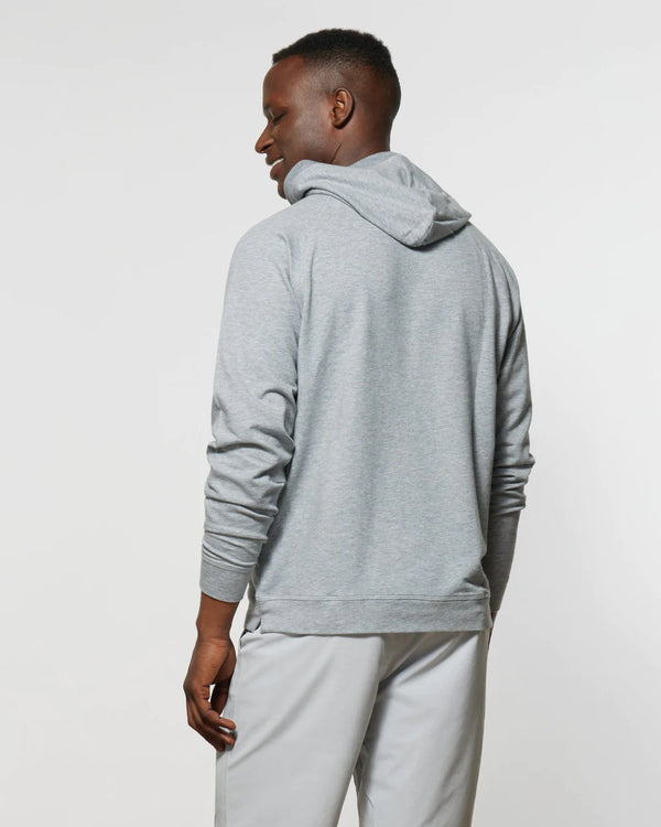 Johnnie-O Cash Cashmere Blend Hoodie in Light Gray