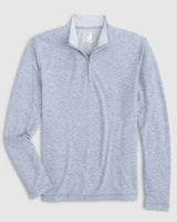 Johnnie-O Jameson Striped Performance 1/4 Zip Pullover in Lake