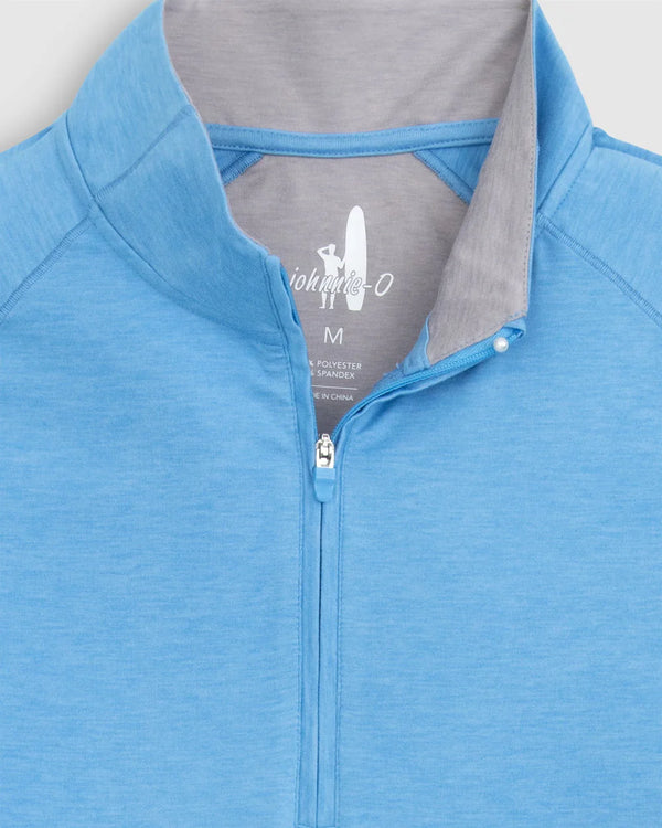 Johnnie-O Freeborne Performance 1/4 Zip Pullover in Maliblu