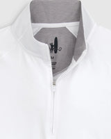 Johnnie-O Freeborne Performance 1/4 Zip Pullover in White