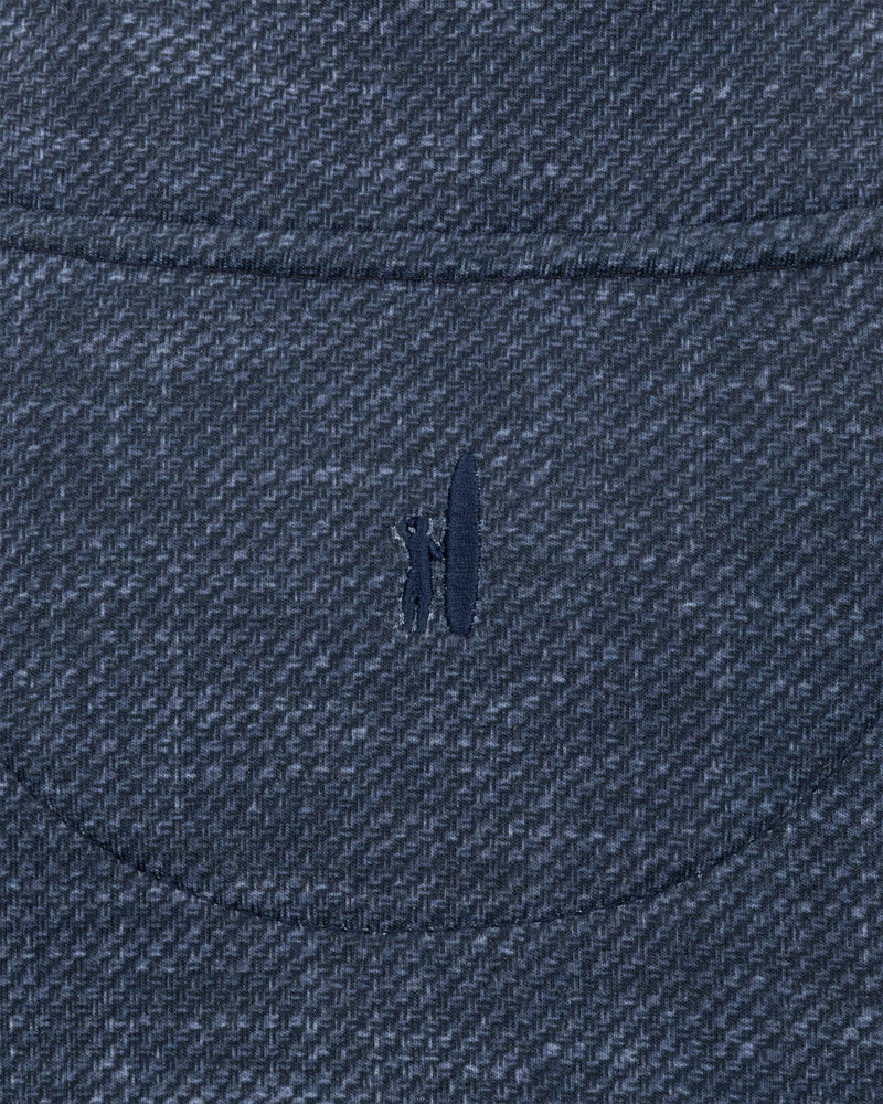Johnnie-O Hartford Heathered 1/4 Zip Pullover in Twilight