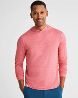 Johnnie-O Talon Performance T-Shirt Hoodie in Azalea
