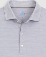 Johnnie-O Huron Solid Featherweight Performance Polo in Light Gray