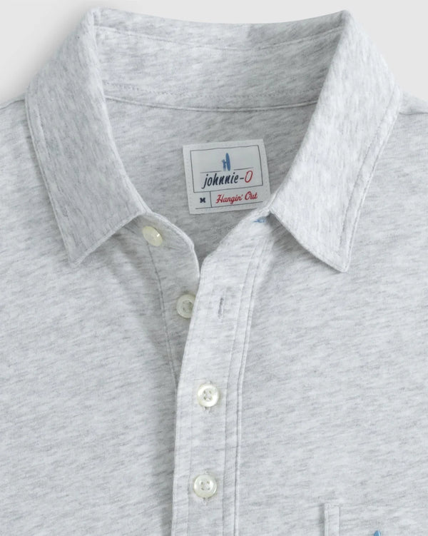 Johnnie-O The Heathered Original Polo 2.0 in Heather Grey