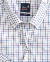 Johnnie-O Childers Performance Button Up Shirt in Royal