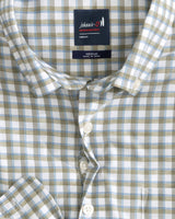 Johnnie- O Mead Performance Button Up Shirt in Charcoal