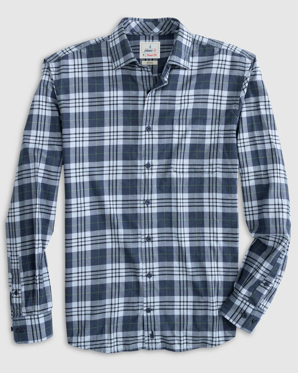 Johnnie-O Tomkins Hangin' Out Button Up Shirt in Wake