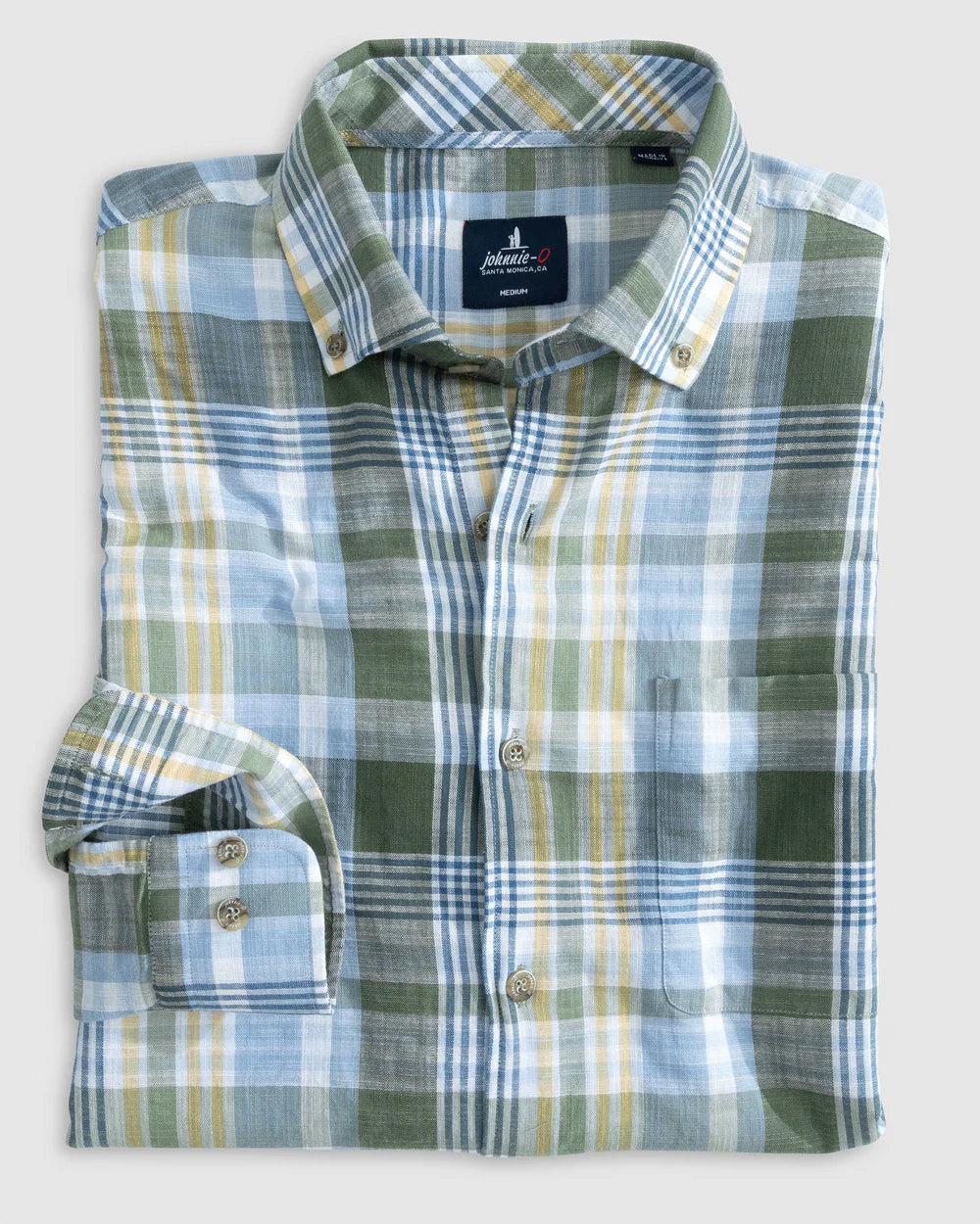 Johnnie-O Cedric Tucked Button Up Shirt in Jungle – Dan's Southern