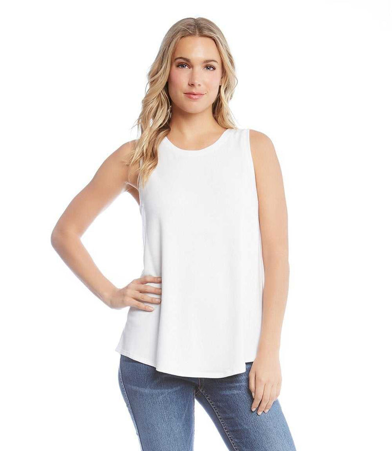 Karen Kane Tank Top White