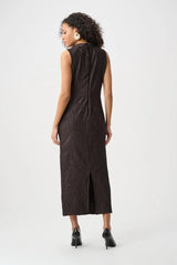 Joseph Ribkoff Midi Dress Style 263147 in Mocha