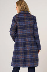 Liverpool Swing Coat Navy Multi