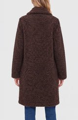 Liverpool Double Breasted Coat Teddy Brown