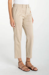 Liverpool Utility Crop Straight With Side Tabs Safari Sand