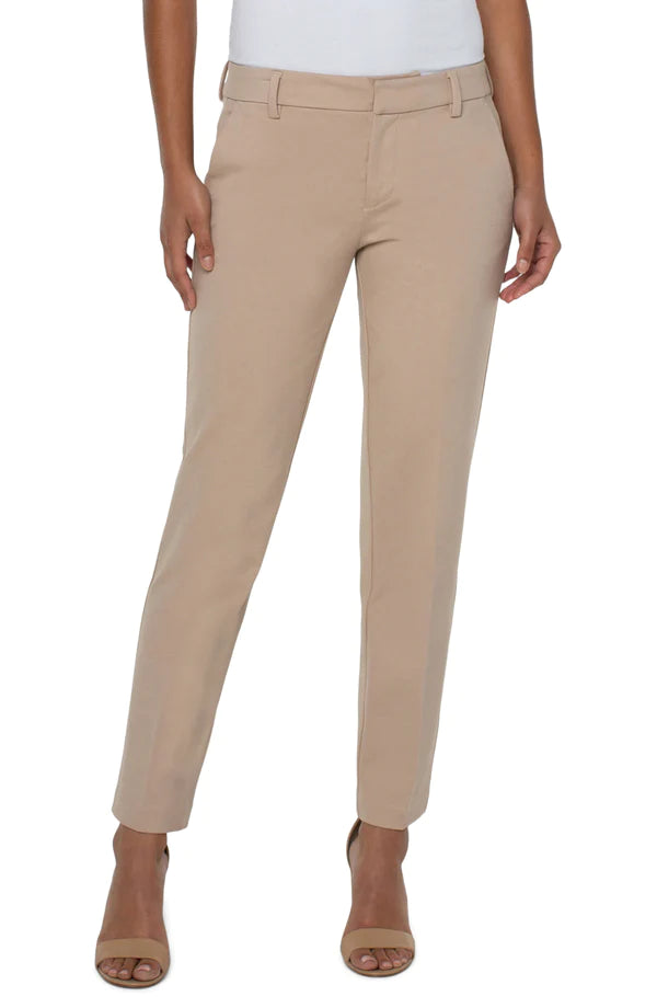 Liverpool Kelsey Knit Trouser Biscuit Tan