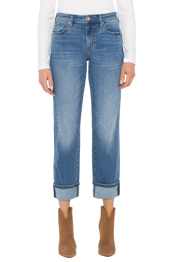 Liverpool Marley Girlfriend Cuffed Eco Jean Campus