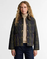 Barbour Tartan Reimagined Icons Tartan Cropped Liddesdale Quilted Jacket Shadow Classic
