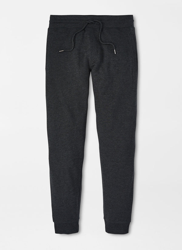 Peter Millar Lava Wash Garment Dyed Jogger in Charcoal