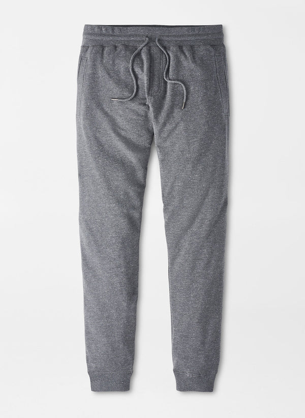 Peter Millar Lava Wash Garment Dyed Jogger in Gale Grey