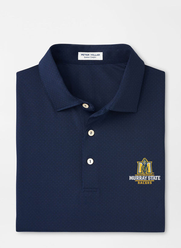 Peter Millar Murray State Tesseract Performance Jersey Polo Navy