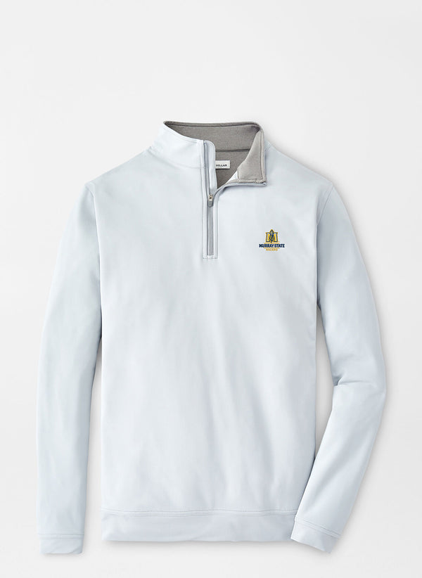 Peter Millar Murray State Perth Performance Quarter-Zip British Grey