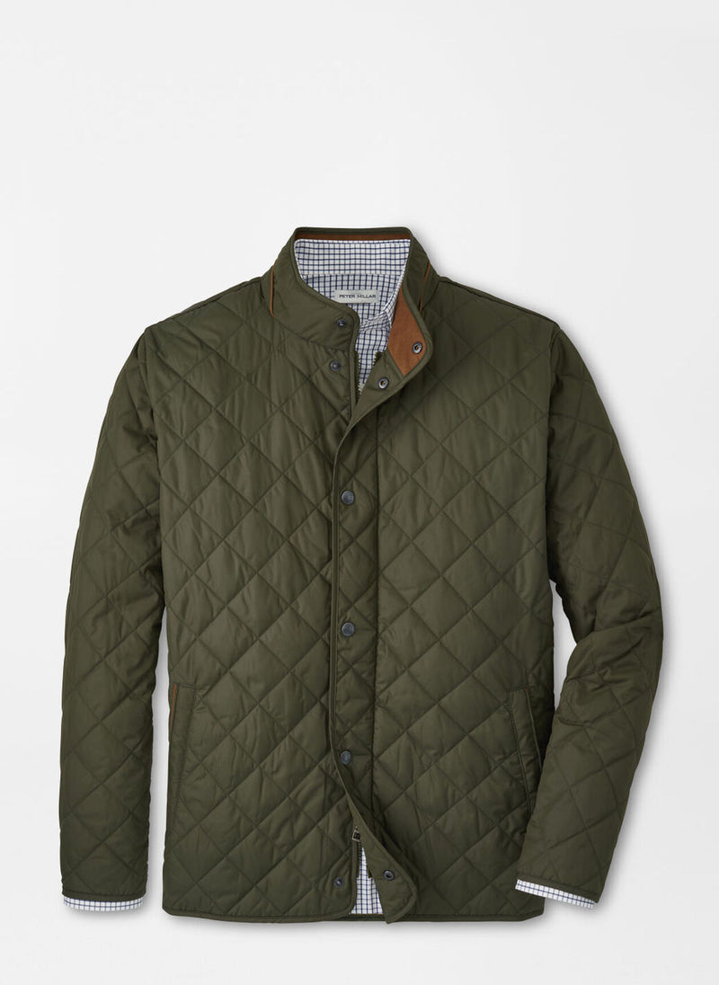 Peter Millar Suffolk Coat DARK OLIVE