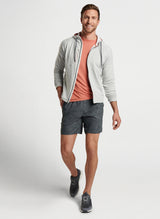 Peter Millar Eclipse Performance Hoodie in British Grey