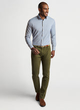 Pete Millar Ashbury Performance Twill Sport Shirt in Twilight Blue