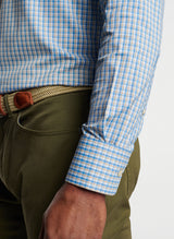 Pete Millar Ashbury Performance Twill Sport Shirt in Twilight Blue