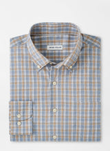 Peter Millar Powell Crown Lite Cotton-Stretch Sport Shirt British Tan