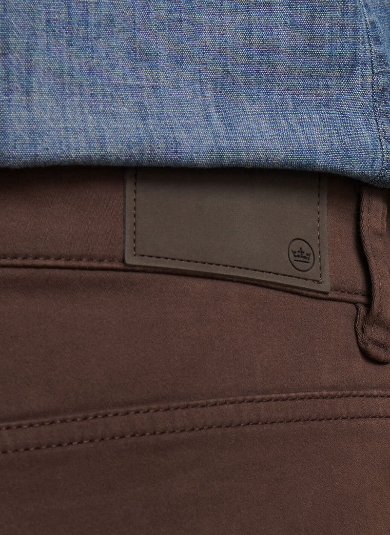 Peter Millar Signature Sateen Five-Pocket Pant French Press