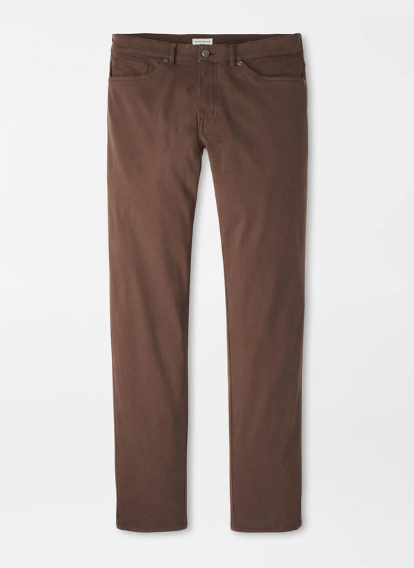 Peter Millar Signature Sateen Five-Pocket Pant French Press