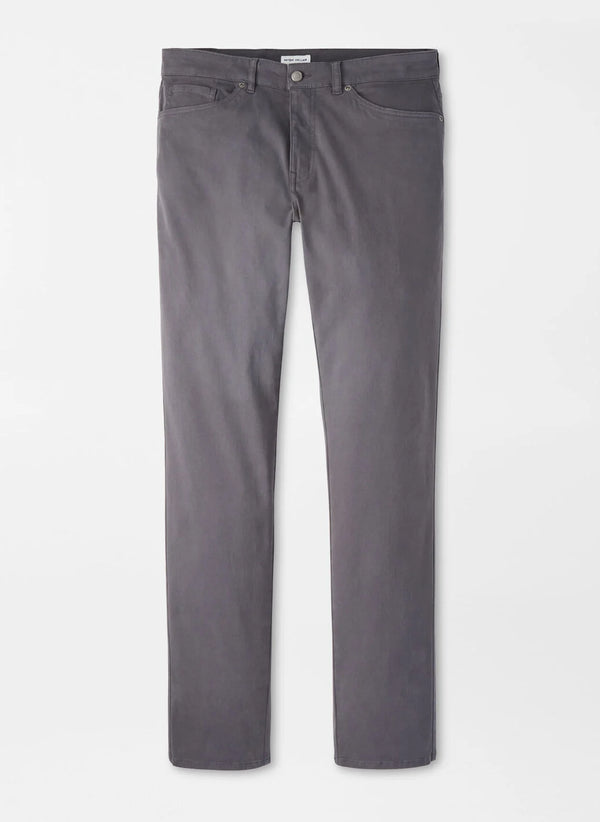 Peter Millar Signature Sateen Five-Pocket Pant Iridium