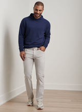 Peter Millar Signature Sateen Five-Pocket Pant Light Grey