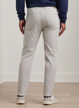 Peter Millar Signature Sateen Five-Pocket Pant Light Grey
