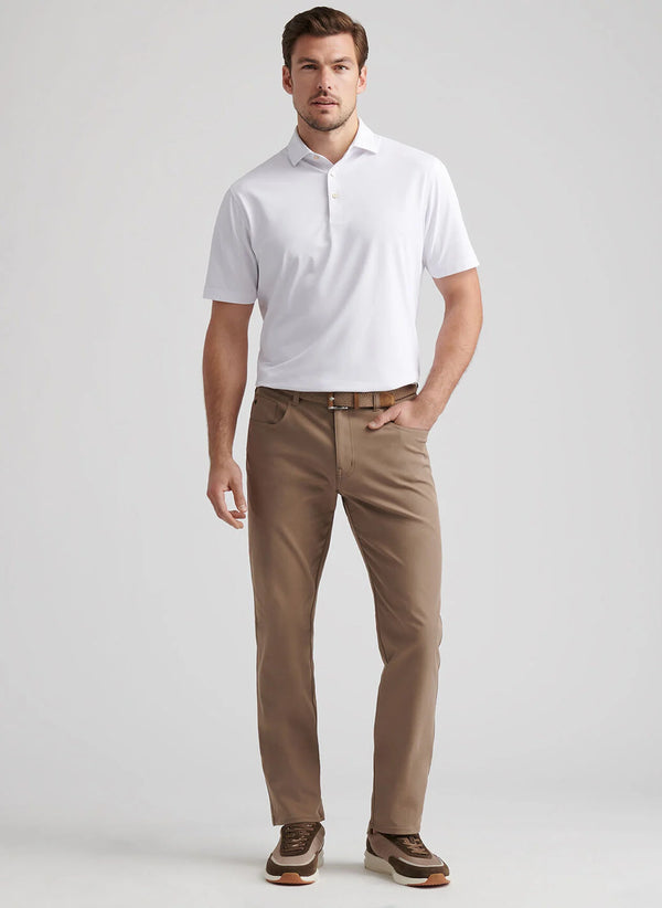Peter Millar eb66 Performance Five-Pocket Pant in Poplar Brown