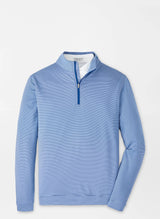 Peter Millar Perth Sugar Stripe Performance Quarter-Zip in Sport Navy