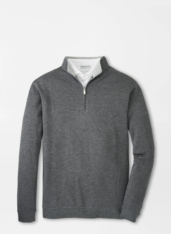 Peter Millar Crown Comfort Pullover in Charcoal
