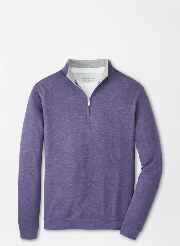 Peter Millar Crown Comfort Pullover in Deep Violet