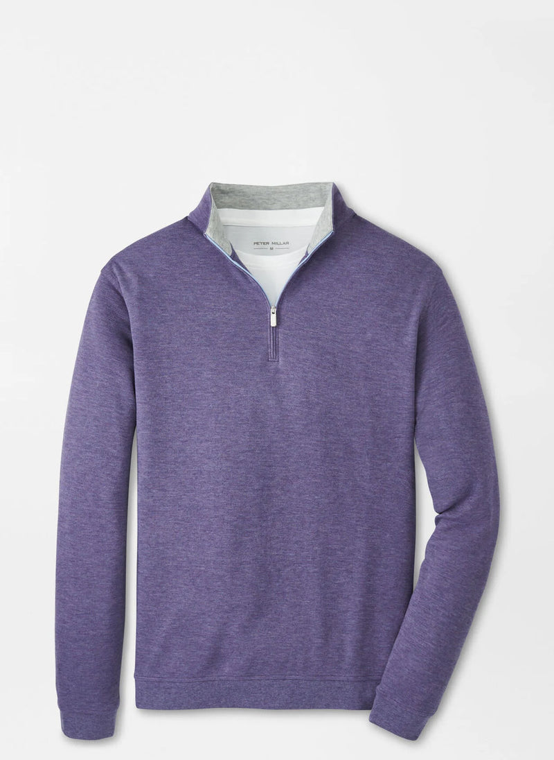 Peter Millar Crown Comfort Pullover in Deep Violet