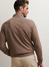 Peter Millar Crown Comfort Pullover in Poplar Brown