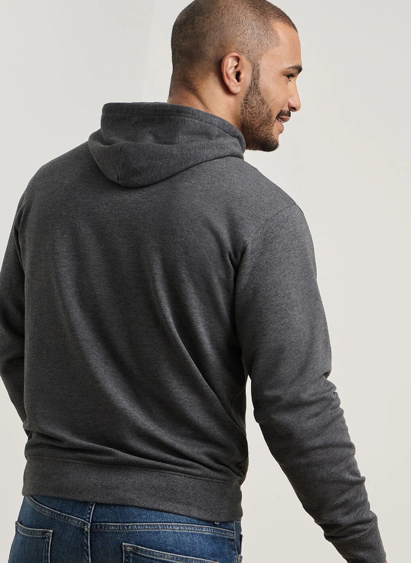 Peter Millar Oasis Pullover Hoodie in Charcoal