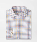 Peter Millar North Coast Crown Lite Cotton-Stretch Sport Shirt in Evening Tide