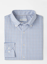Peter Millar Julian Crown Lite Cotton-Stretch Sport Shirt EVENING TIDE