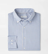 Peter Millar Julian Crown Lite Cotton-Stretch Sport Shirt in Evening Tide