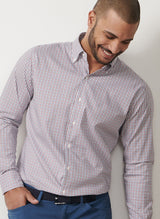 Peter Millar Julian Crown Lite Cotton-Stretch Sport Shirt Navy