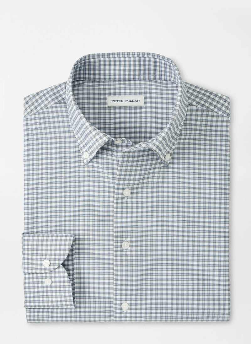 Peter Millar Cashiers Performance Twill Shirt in Oslo Grey – Dan's Southern Prep Peter Millar Cashiers Performance Twill Shirt in Oslo Grey – Dan's Southern Prep