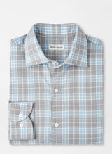 Peter Millar Big Bear Performance Flannel Sport Shirt Gale