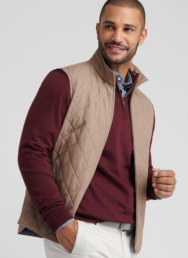 Peter Millar Essex Vest POPLAR BROWN