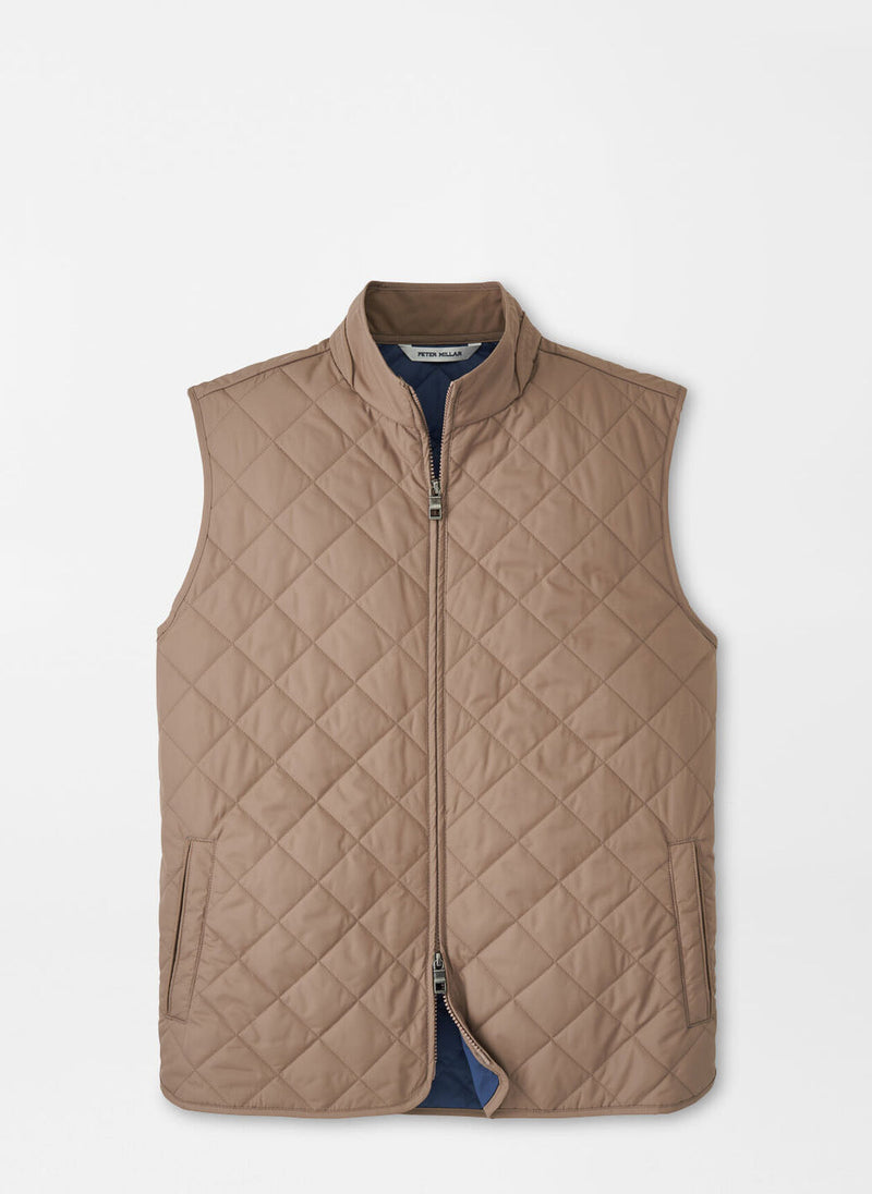 Peter Millar Essex Vest POPLAR BROWN